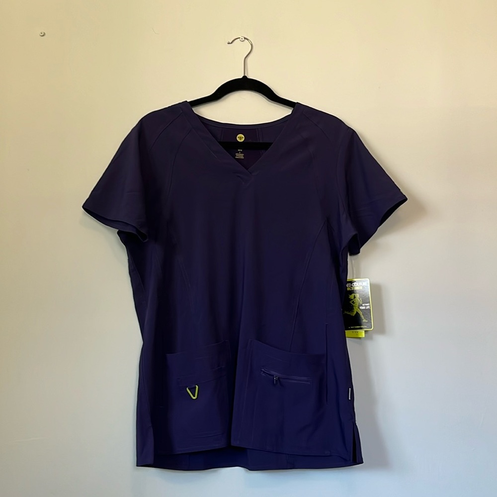 NWT Purple Scrub Top